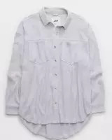 Aerie Anytime Fave Waffle Shirt | American Eagle Outfitters (US & CA)