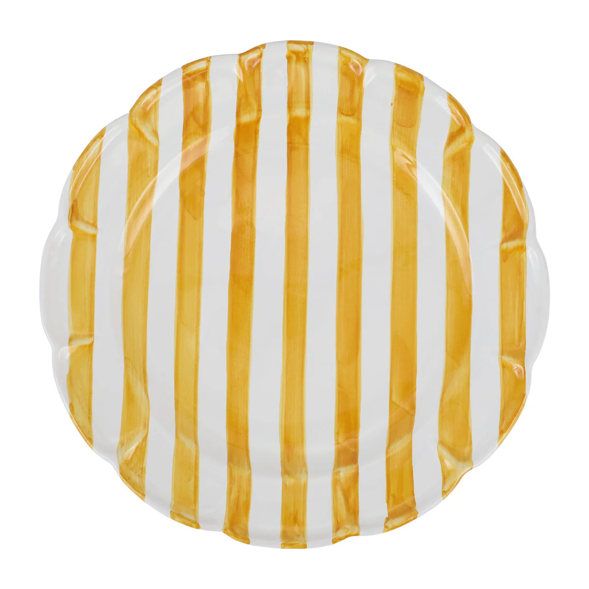 Amalfitana Stripe Round Platter | Over The Moon