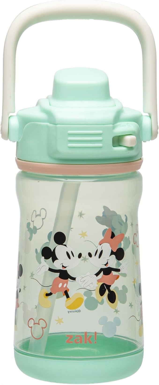 Zak Designs Disney Beacon Kid Water Bottle for Travel or At Home, 12oz Plastic is Durable and Lea... | Amazon (US)