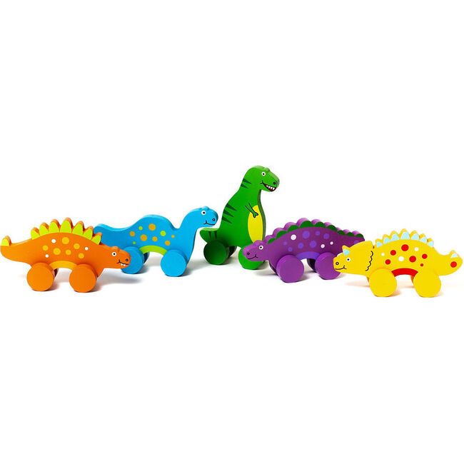 Mini Dinosaur Rollers, Set of 5 | Maisonette