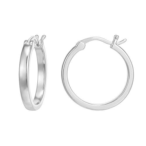 PAVOI 14K Gold Plated 925 Sterling Silver Post Lightweight Hoops | 20mm - 30mm Earring | Gold Hoo... | Amazon (US)