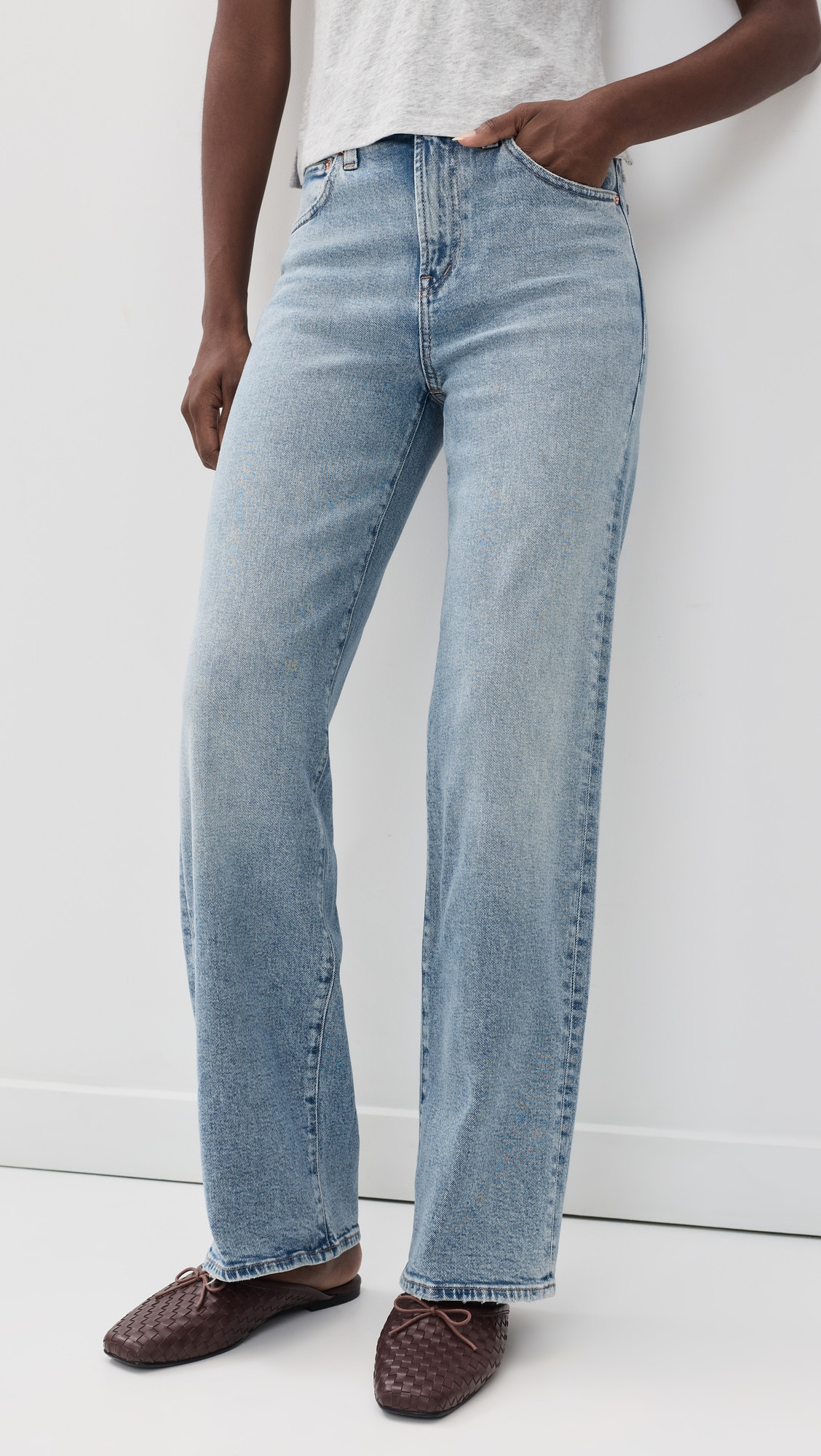 Madewell The Perfect Vintage Wide-Leg Jean RAEBROOK WASH 27 | Shopbop