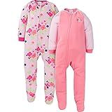 Gerber Baby Girls' 2-Pack Blanket Sleeper, Pink Floral Toddler, 5T | Amazon (US)