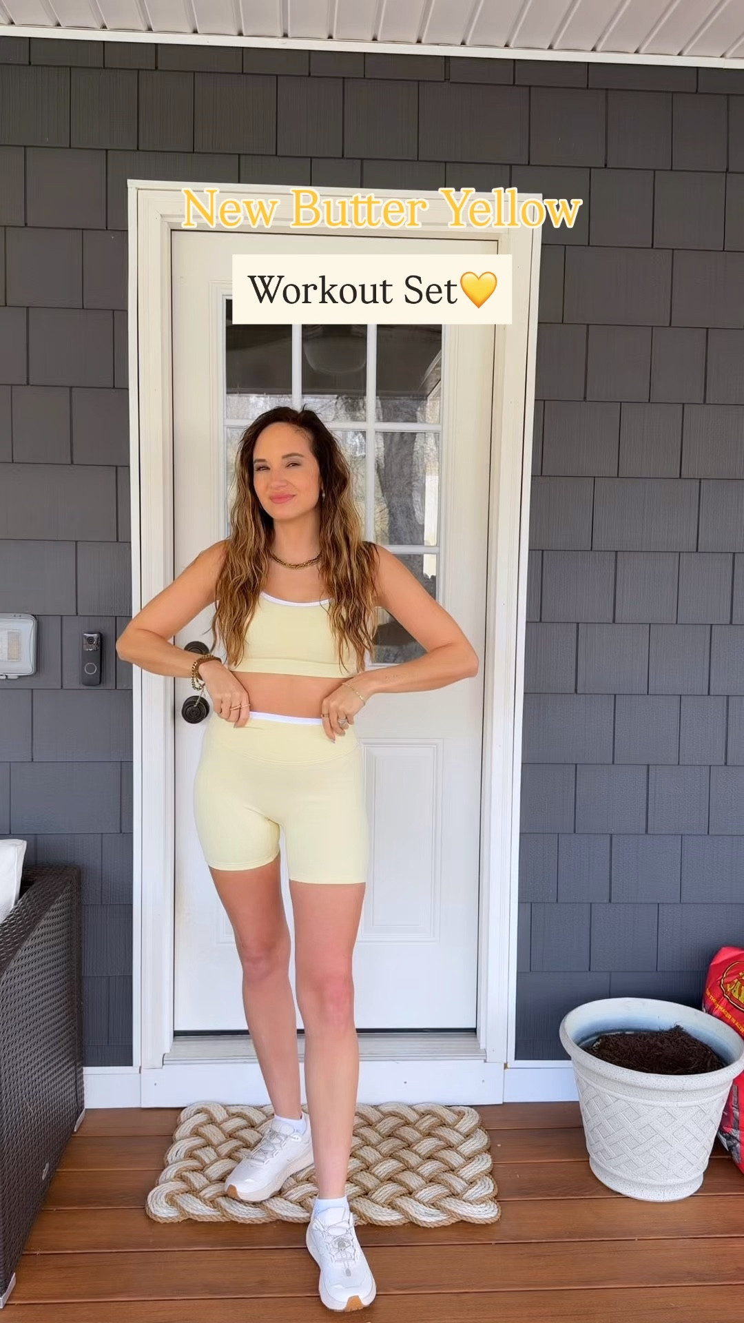 Butter Yellow Workout Set 💛

#LTKootd #LTKSeasonal #LTKActive