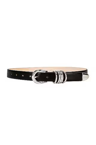 DEHANCHE Hollyhock Belt in Black & Silver | FWRD | FWRD 