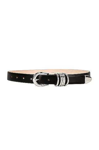 DEHANCHE Hollyhock Belt in Black & Silver | FWRD | FWRD 