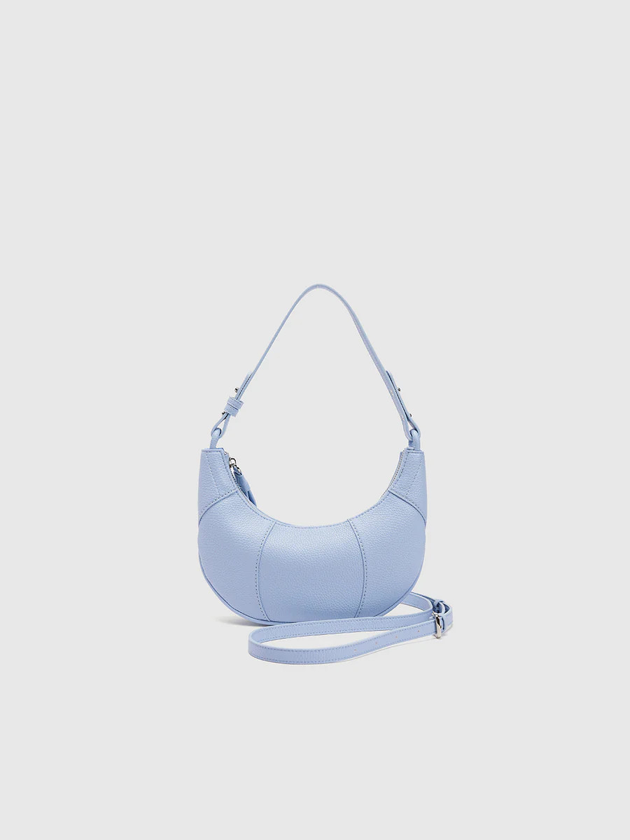 Litchi Embossed Vegan Leather Shoulder Bag | Urban Revivo