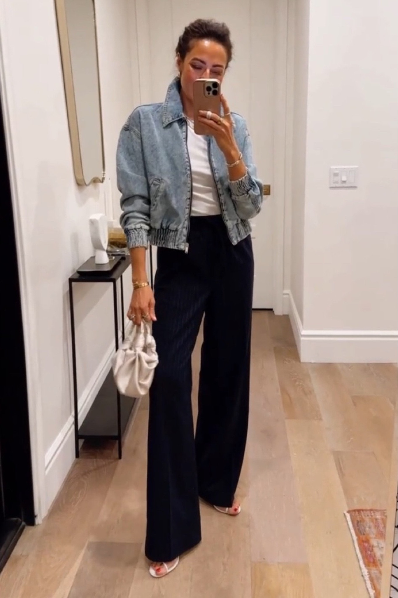 My denim bomber jacket is fully stocked again! Linking more bomber jacket options as well! 

Mayson code: Lucy15 
Jacket I sized  up to a small
Pants I sized up to a small 


Date nightly denim bomber, bomber jacket, fall fashion, style, trousers, heels

#LTKstyletip #LTKover40 #LTKSeasonal