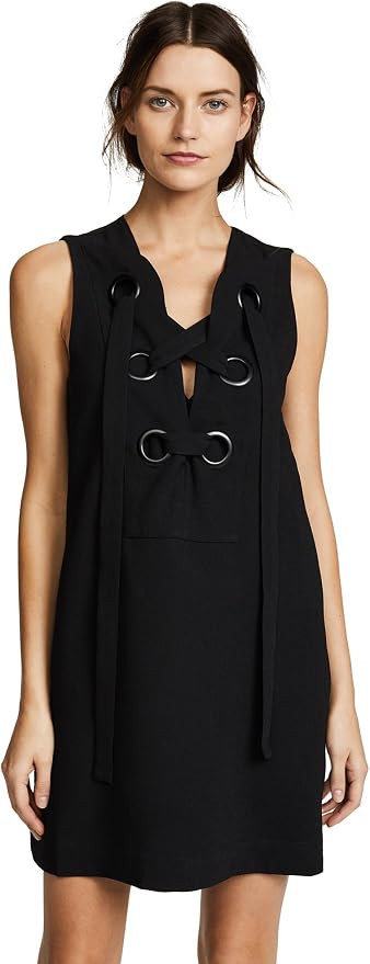 English Factory Women's Lace Up Front Dress | Amazon (US)