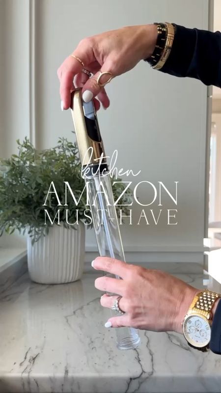 AMAZON KITCHEN Must Have⁣
⁣
In a busy home the best accessories are the ones that are accessible and simple to use. It also doesn’t hurt when they are pretty. ⁣
⁣
#amazongadget #amazonmusthave #amazonkitchen #kitchenfinds #modernhome

#LTKSeasonal #LTKhome #LTKVideo