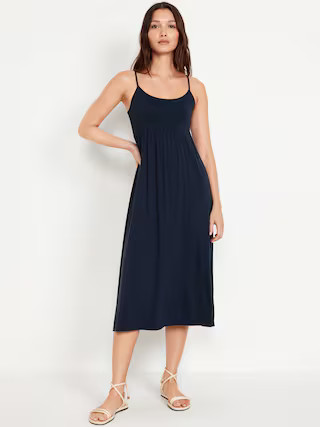 Fit &amp; Flare Cami Midi Dress | Old Navy (US)