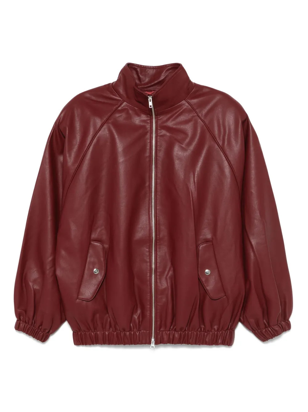 The Frankie Shop Senta Bomber Jacket  | Red | FARFETCH AU | Farfetch Global