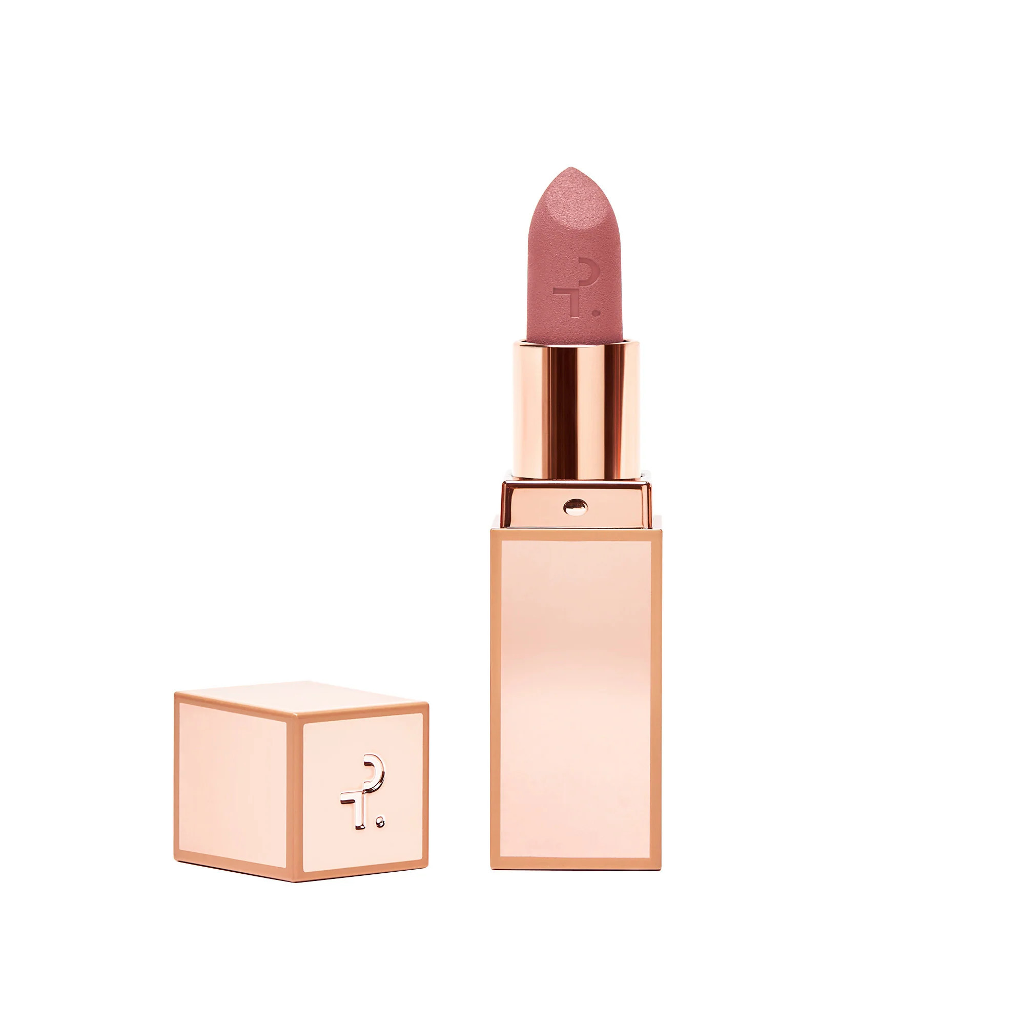 Major Headlines Matte Suede Lipstick - Flushed (Peachy Taupe) | Patrick Ta Beauty