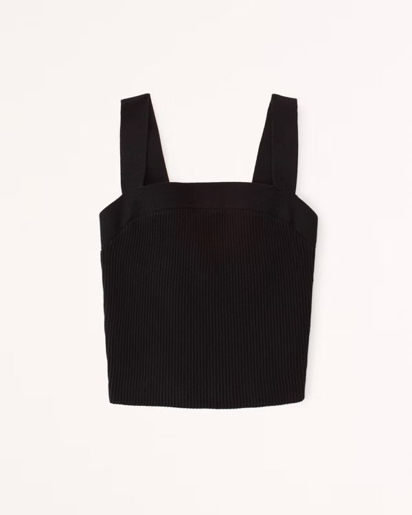 Women's Ottoman Squareneck Tank | Women's Tops | Abercrombie.com | Abercrombie & Fitch (US)