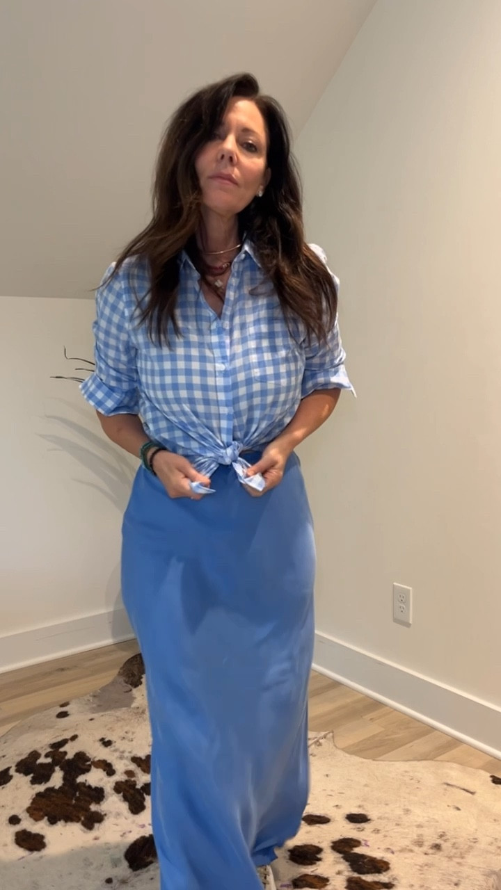 wearing this gorgeous slip maxi skirt 3 ways 
all under $100 
unique wedge heel with clear strap shoes are a dupe and on sale now $28 from $40 
wearing size 6 skirt 

#LTKFindsUnder50 #LTKFindsUnder100 #LTKSaleAlert