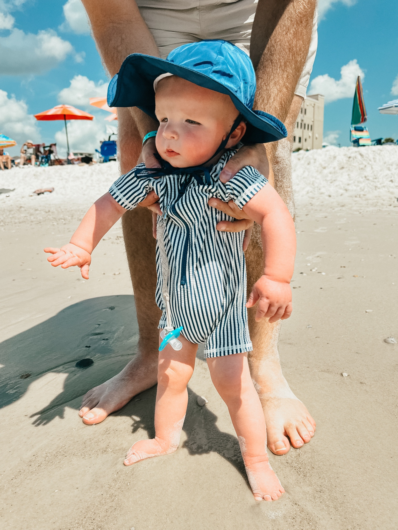 Beach baby 🤍  #rashguard #babyboy #beachwithbaby #ruggedbutts #beach #beachmusthaves 

#LTKSwim #LTKBaby #LTKKids