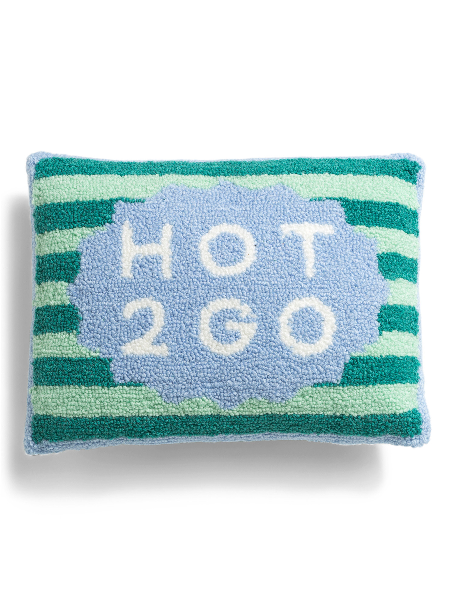 12x16 Hot To Go Hooked Pillow | TJ Maxx