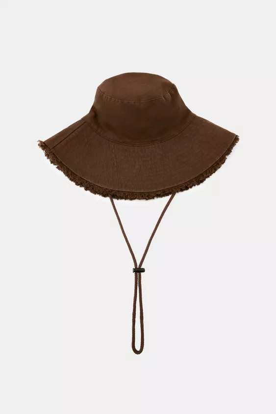 100% COTTON BUCKET HAT | Zara US