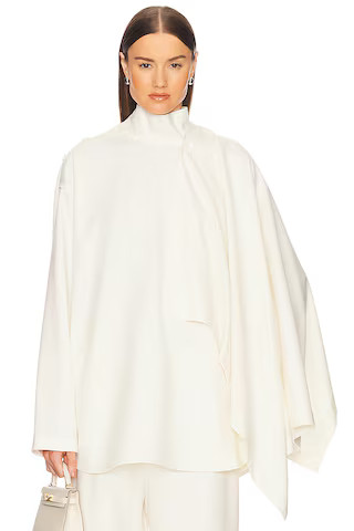 Helsa The Detachable Scarf Top in Cream from Revolve.com | Revolve Clothing (Global)