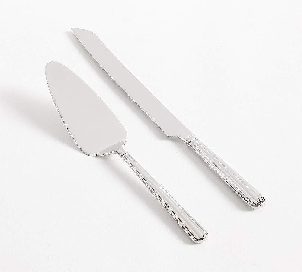 Monique Lhuillier Rivoli Cake Servers - Set of 2 | Pottery Barn (US)