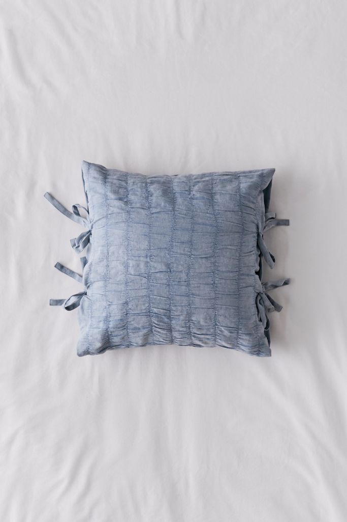 Kacee Linen Ties Throw Pillow | Urban Outfitters (US and RoW)