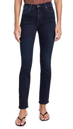 MOTHER Women's The Mid Rise Dazzler Ankle Jeans, Chip On My Shoulder, Blue, 25 | Amazon (US)