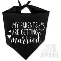 My Parents Are Getting Married Dog Bandana - Engagement Gift Wedding Proposal | Etsy (US)