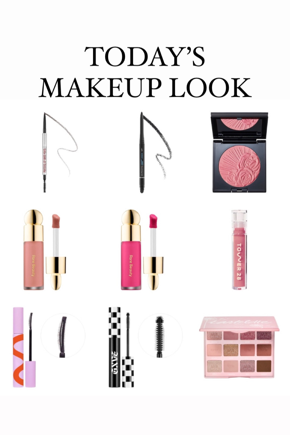 Went for a pink plum rosy look today :)
Blush, eyeshadow, eyeliner, gloss, mascara  