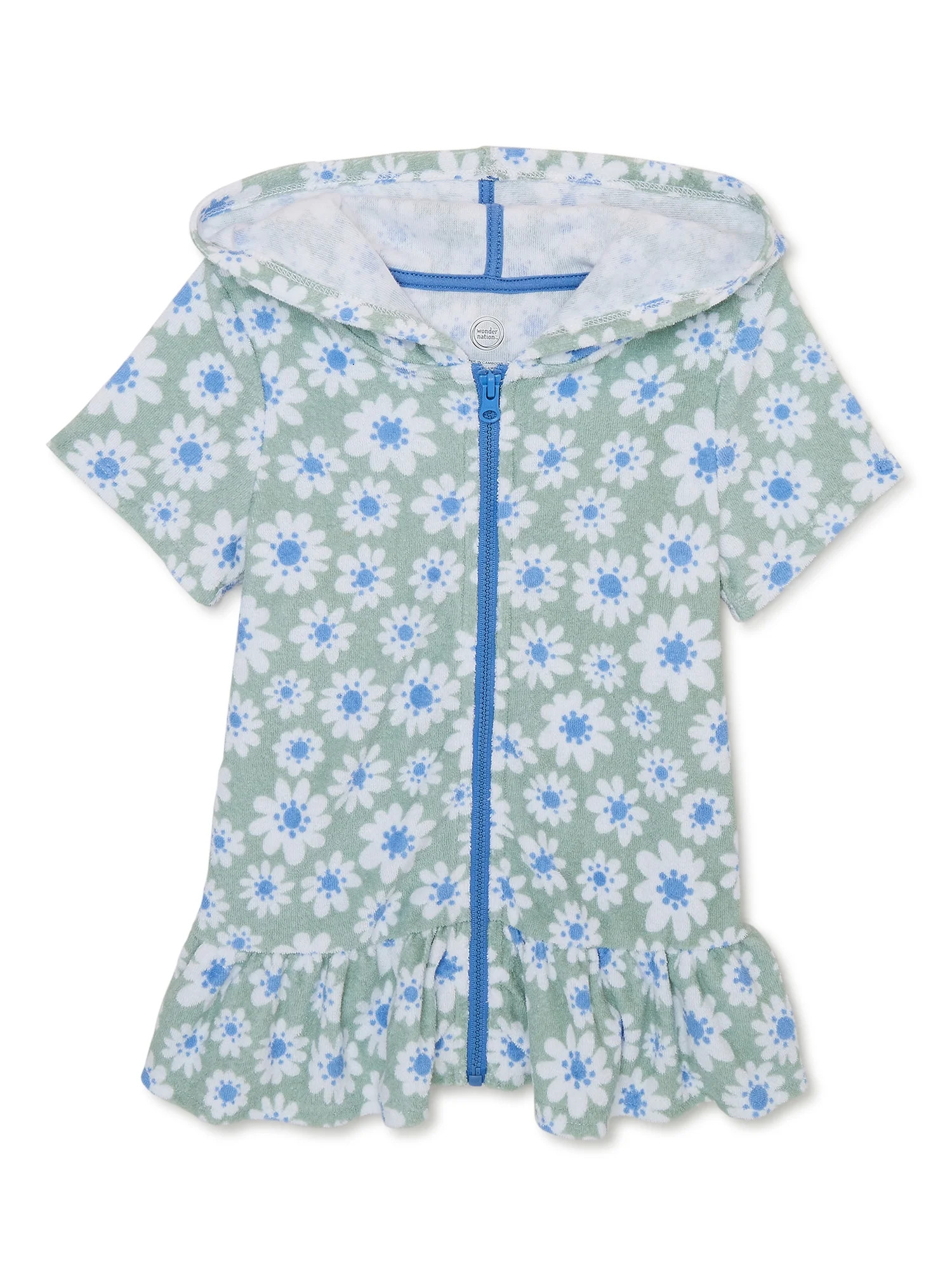 Wonder Nation Toddler Girl Cover-Up Dress, Sizes 12M-5T | Walmart (US)