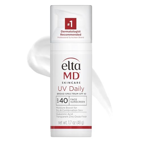 EltaMD UV Daily SPF 40 Face Sunscreen Moisturizer, SPF Moisturizer Face Sunscreen with Zinc Oxide... | Amazon (US)