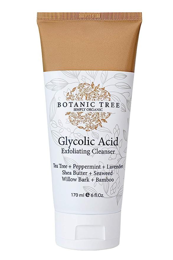 Glycolic Acid Face Wash Exfoliating Cleanser 6Oz w/10% Glycolic Acid- AHA For Wrinkles and Lines ... | Amazon (US)