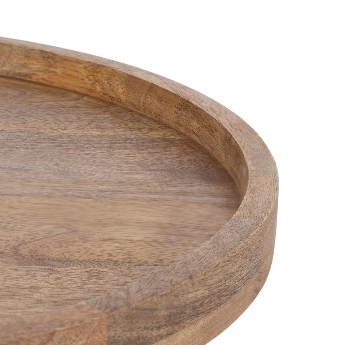 Kate and Laurel Halsey Round Lazy Susan Tray, 18x18, Natural | Target