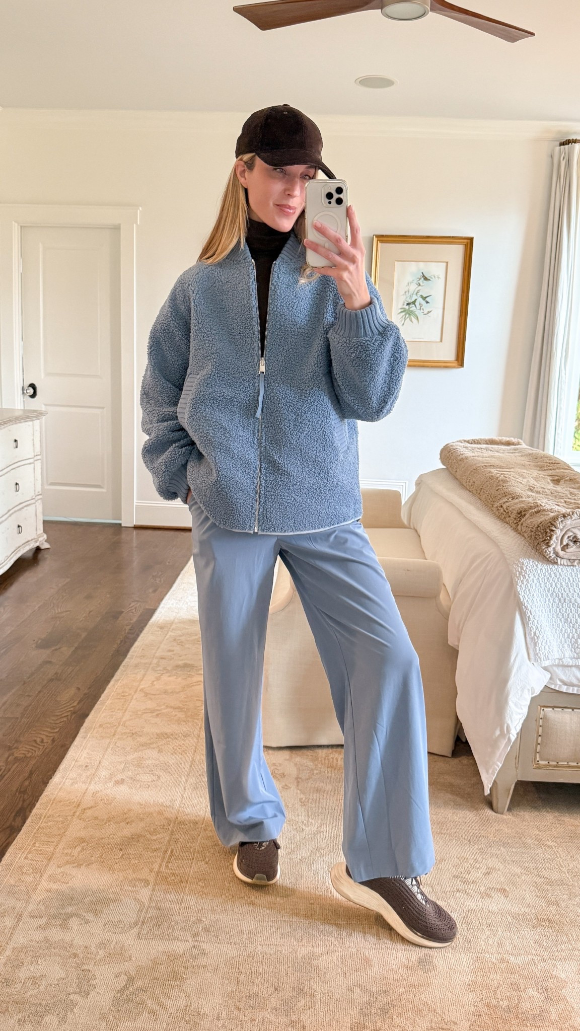 Coat S (runs large, size down), top S, XS pant (run large, take your smaller size), sneakers TTS (similar linked).

quilted jacket, sherpa jacket, athleisure, athleisure outfits, winter casual, casual winter outfits, winter athleisure, varley, varley coat, varley pants, brown sneakers, winter errands outfit, varley sherpa

#LTKootd #LTKSeasonal #LTKActive