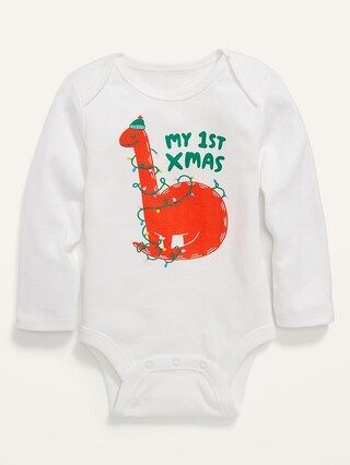 Unisex Graphic Long-Sleeve Bodysuit for Baby | Old Navy (US)