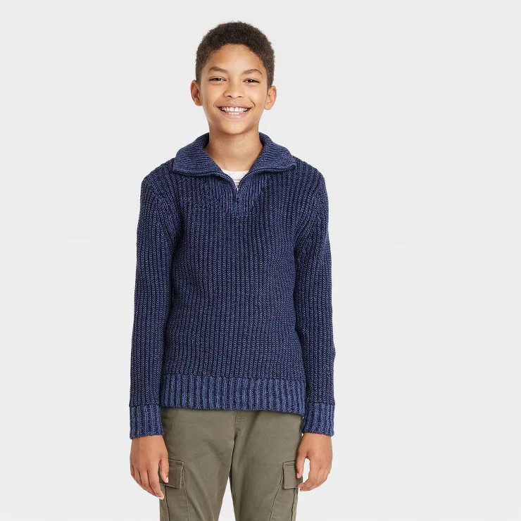 Boys' Quarter Zip Sweater - Cat & Jack™ | Target
