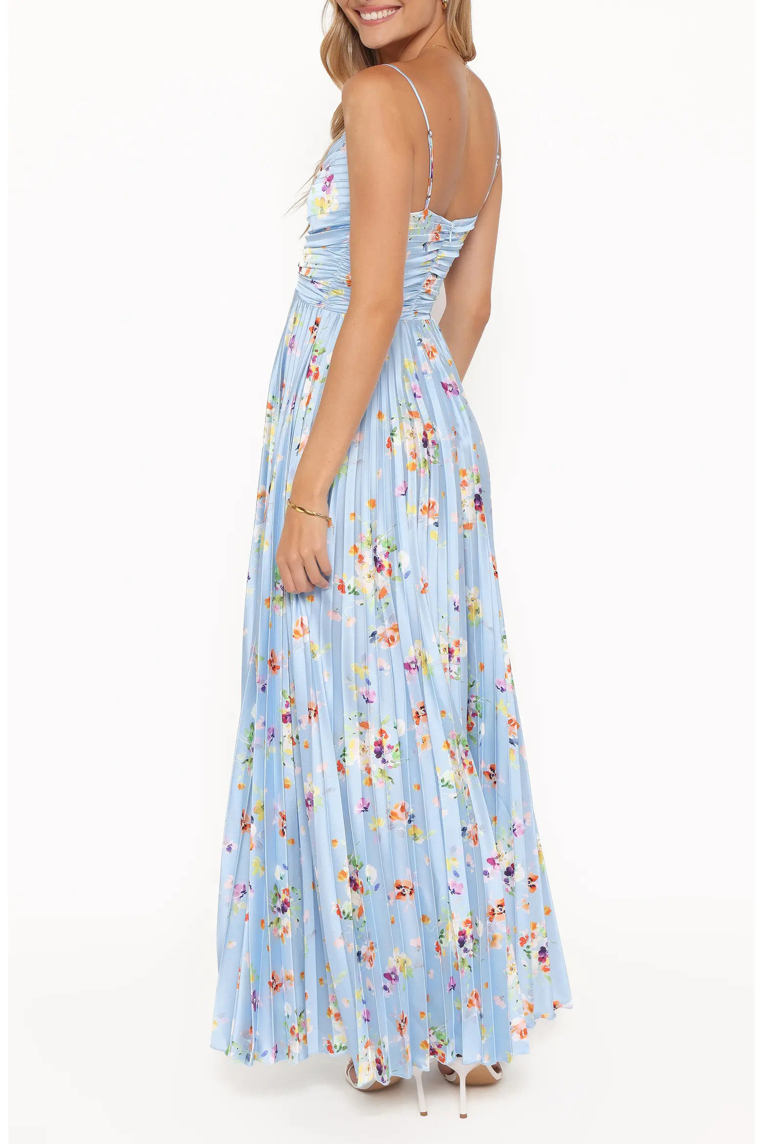 Petal & Pup Naira Floral Pleated Maxi Dress (Women) | Nordstrom | Nordstrom