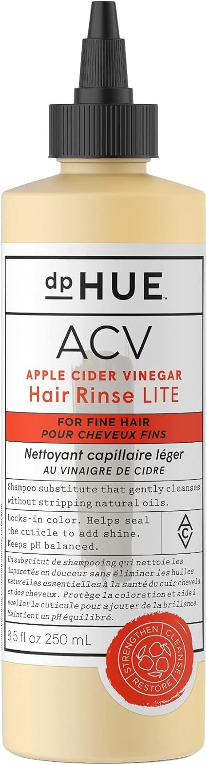 dpHUE Apple Cider Vinegar Hair Rinse Lite, 8.5 oz - Shampoo Alternative, Hair & Scalp Cleanser - ... | Amazon (CA)
