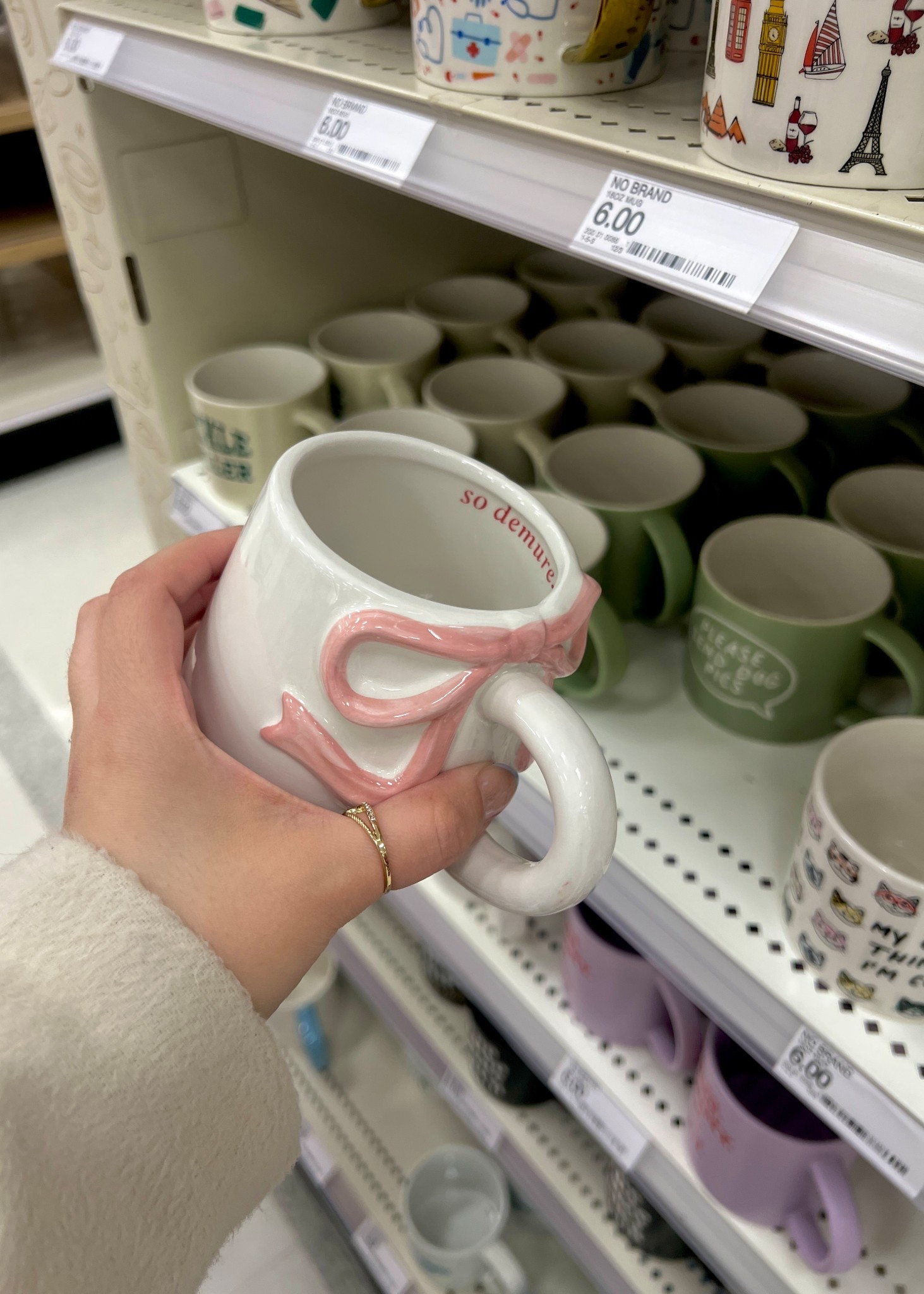 Garven 13.5oz Debossed Bow Mug Pink and other cute $6 mugs at Target 

#LTKHoliday #LTKmorningroutine #LTKGiftGuide