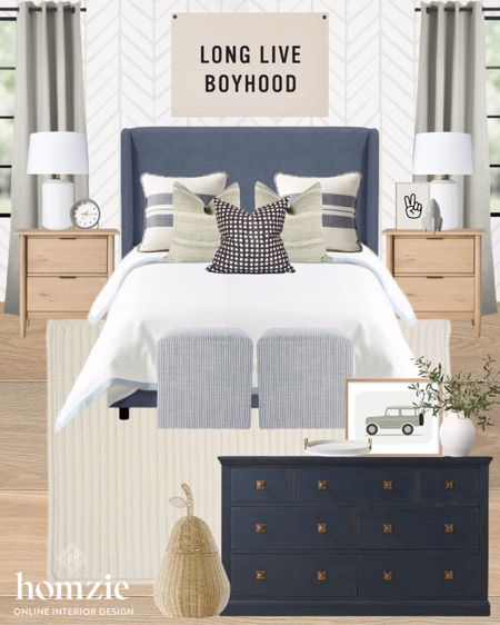 How cute is this boy’s coastal inspired bedroom design!? Love these striped ottomans! 

#LTKkids #LTKfamily #LTKhome