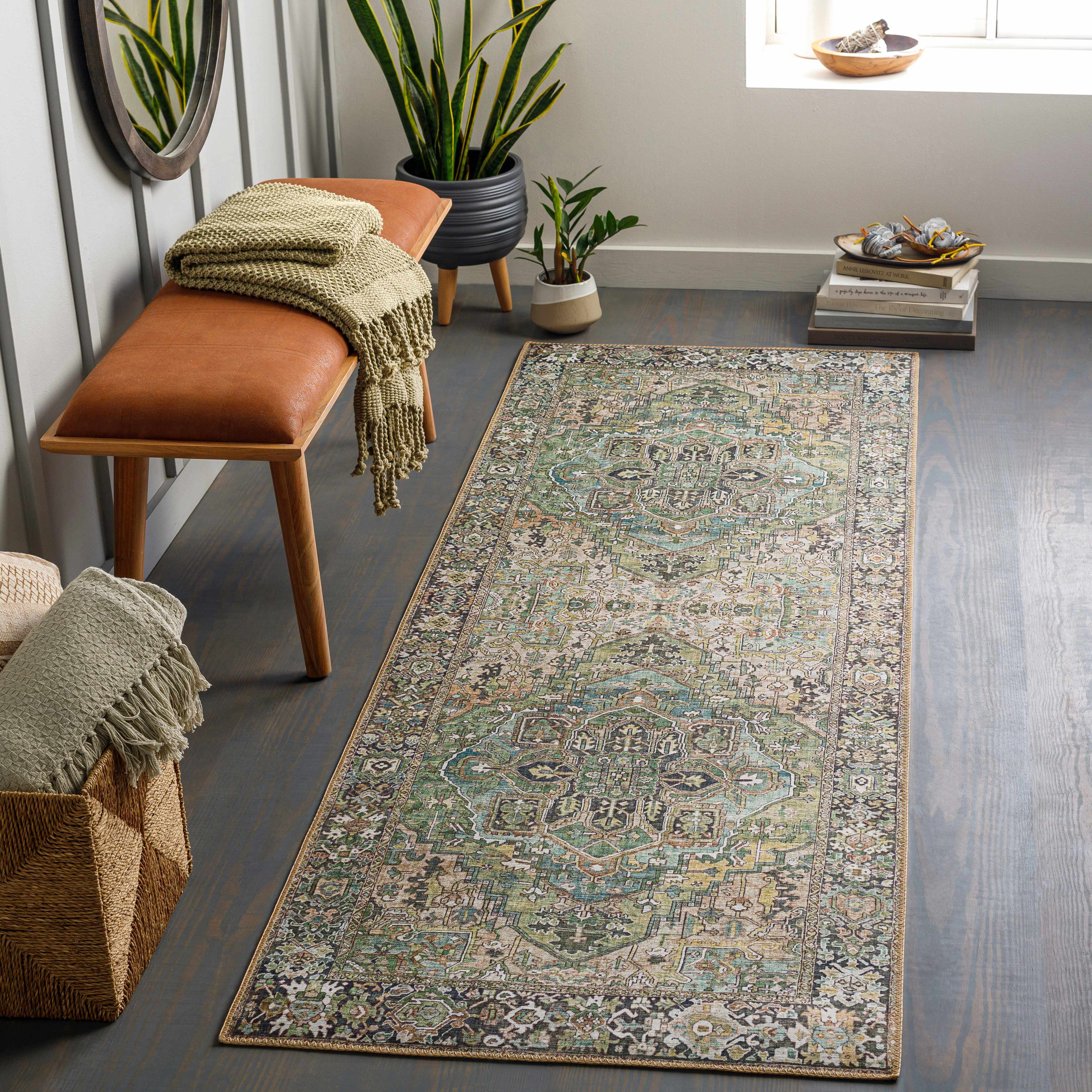 Neyland Sage Green Area Rug | Boutique Rugs