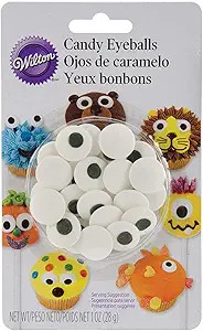 Wilton Candy Eyeballs, Great for Children’s Birthday Cakes, and Cupcakes, Make that Dessert or ... | Amazon (US)