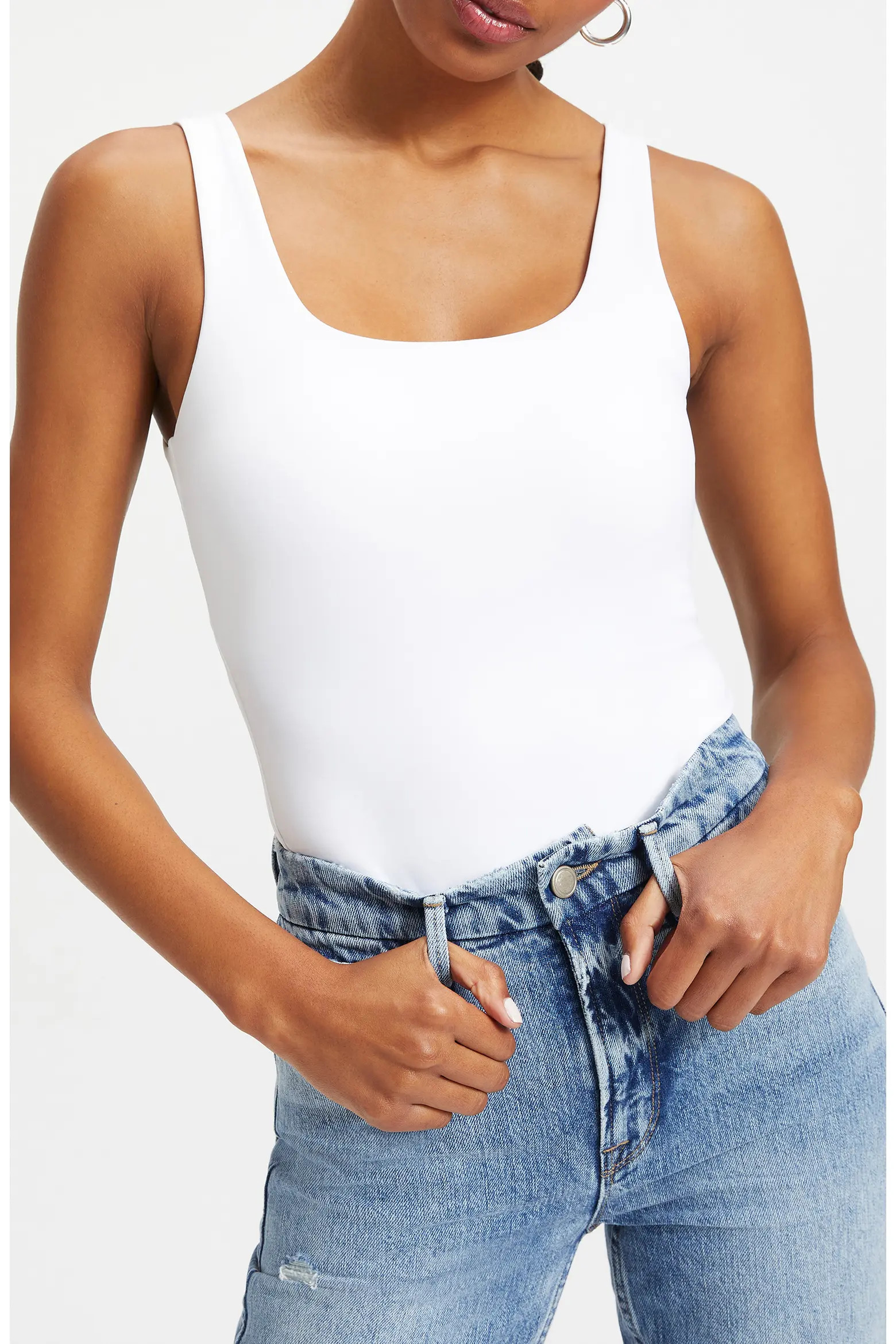 Good American Sculpting Modern Tank Bodysuit (Women) | Nordstrom | Nordstrom