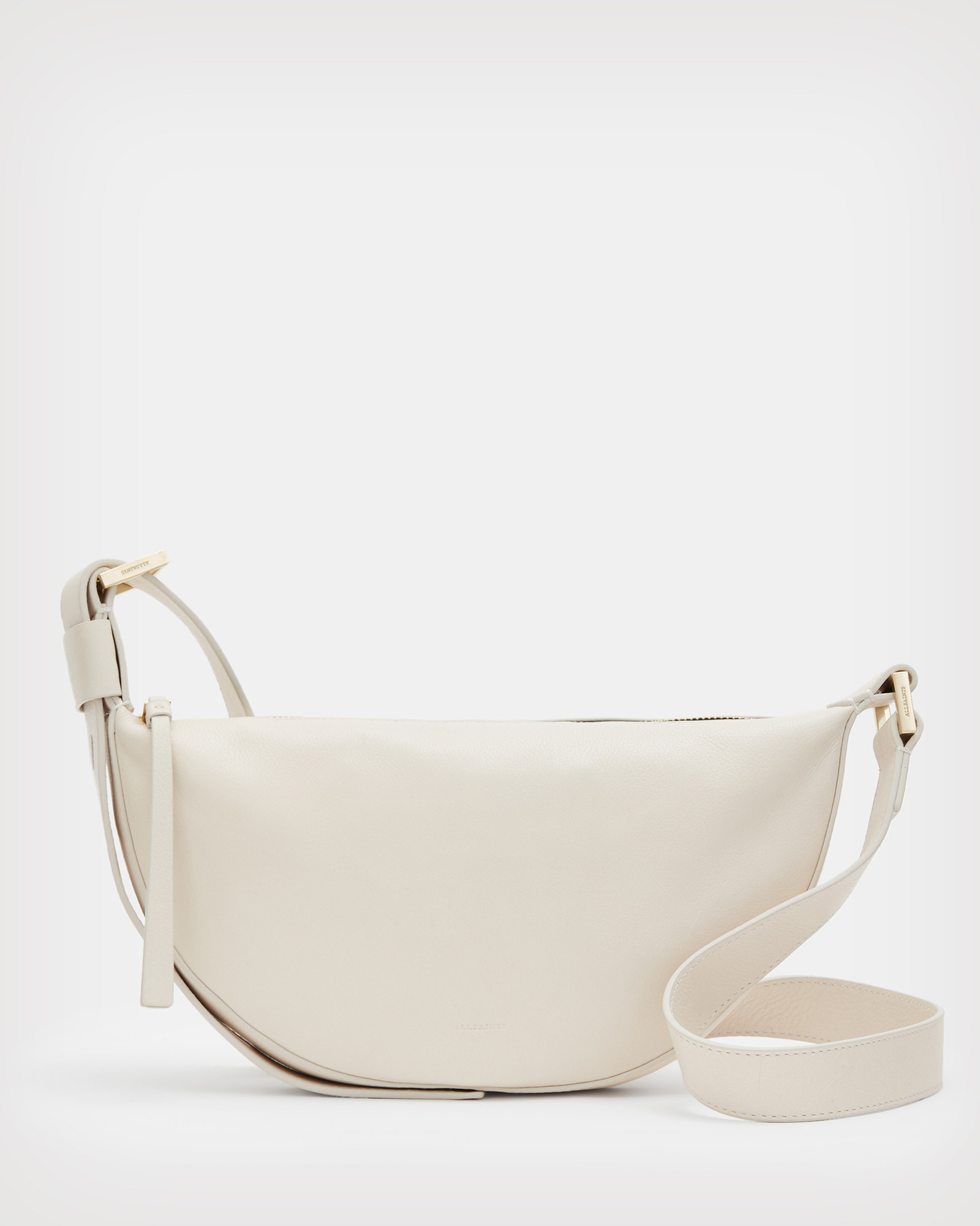 Half Moon Leather Crossbody Bag | AllSaints UK