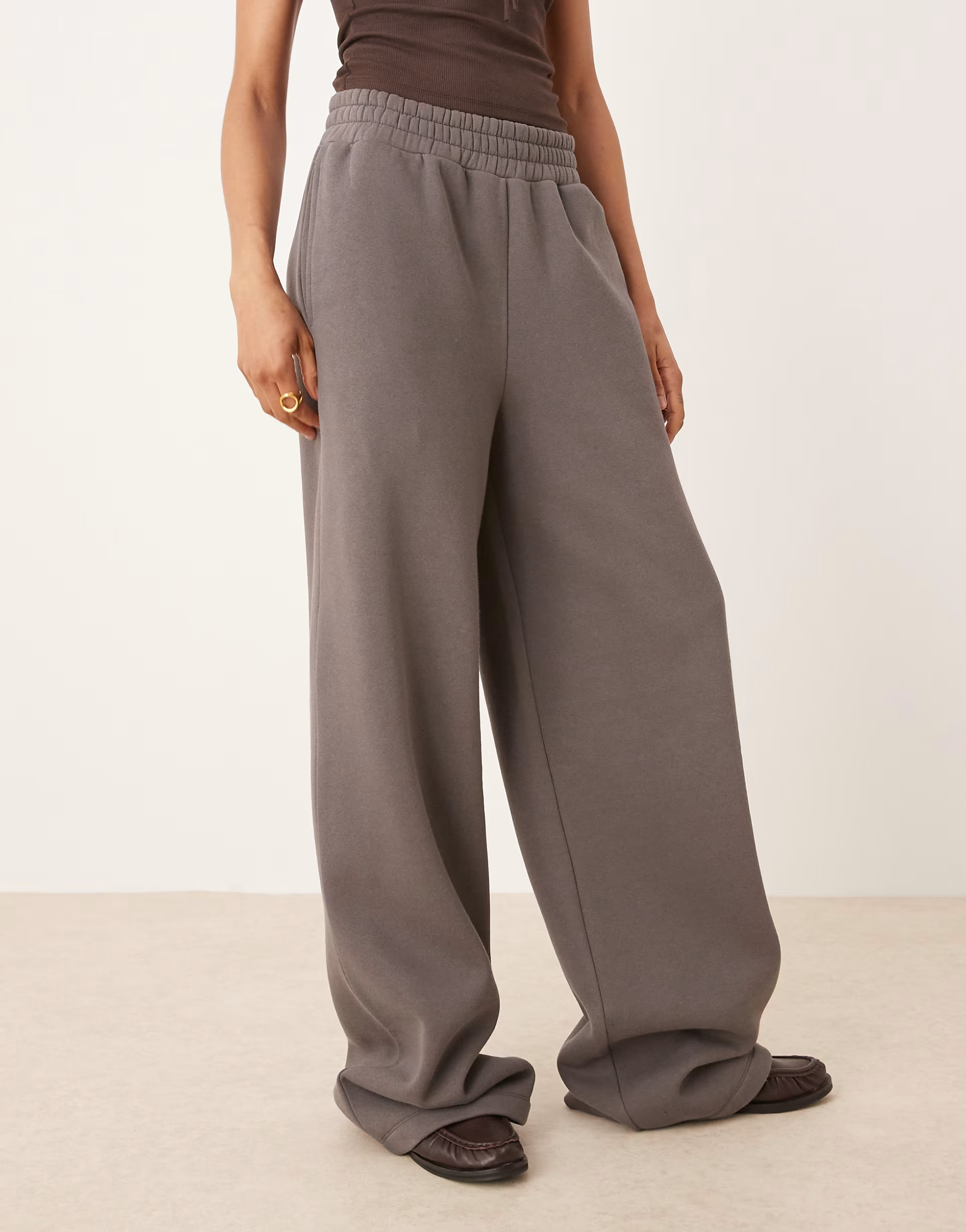ASOS DESIGN Tall straight leg jogger in grey | ASOS (Global)