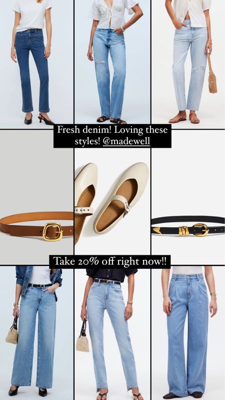 Fresh denim via Madewell on sale!!! Take 20% off all these amazing styles that are currently on sale!!!

#LTKfindsunder100 #LTKxMadewell #LTKsalealert