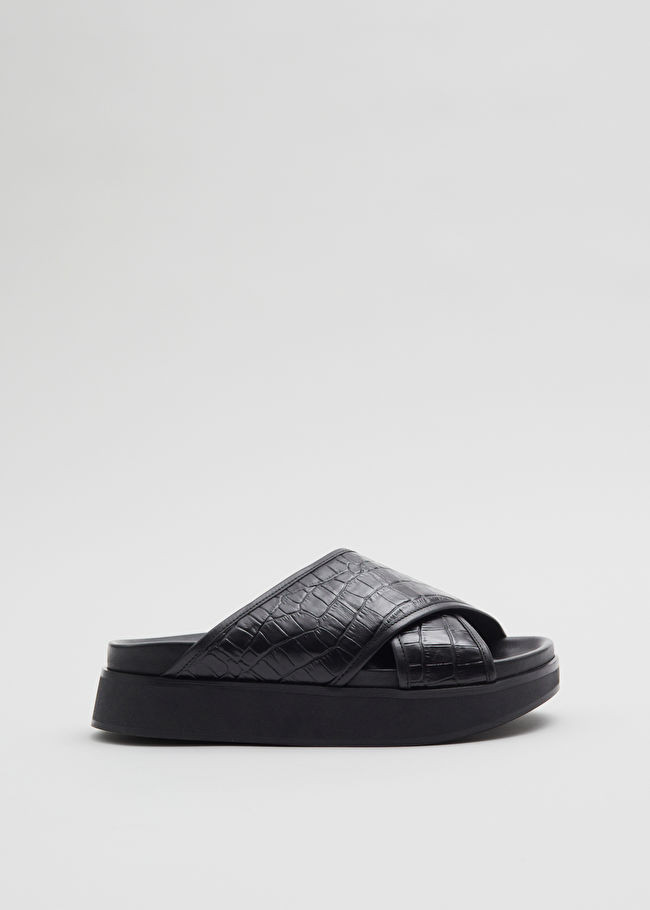 Leather Platform Slides | & Other Stories (EU + UK)