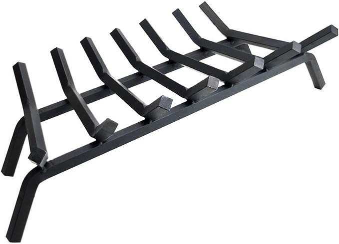 INNFINEST Fireplace Log Grate 30 inch 7 Bar Fire Grates Heavy Duty 3/4” Wide Solid Steel Indoor... | Amazon (US)