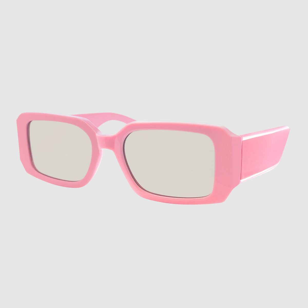 Plastic Rectangle Sunglasses - Wild Fable™ Pink | Target