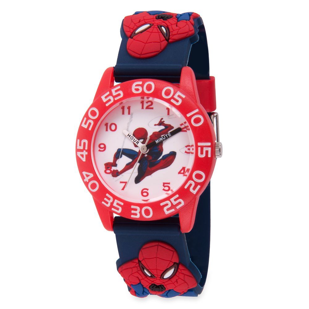 Spider-Man Time Teacher Watch for Kids – 3D Band | shopDisney | Disney Store