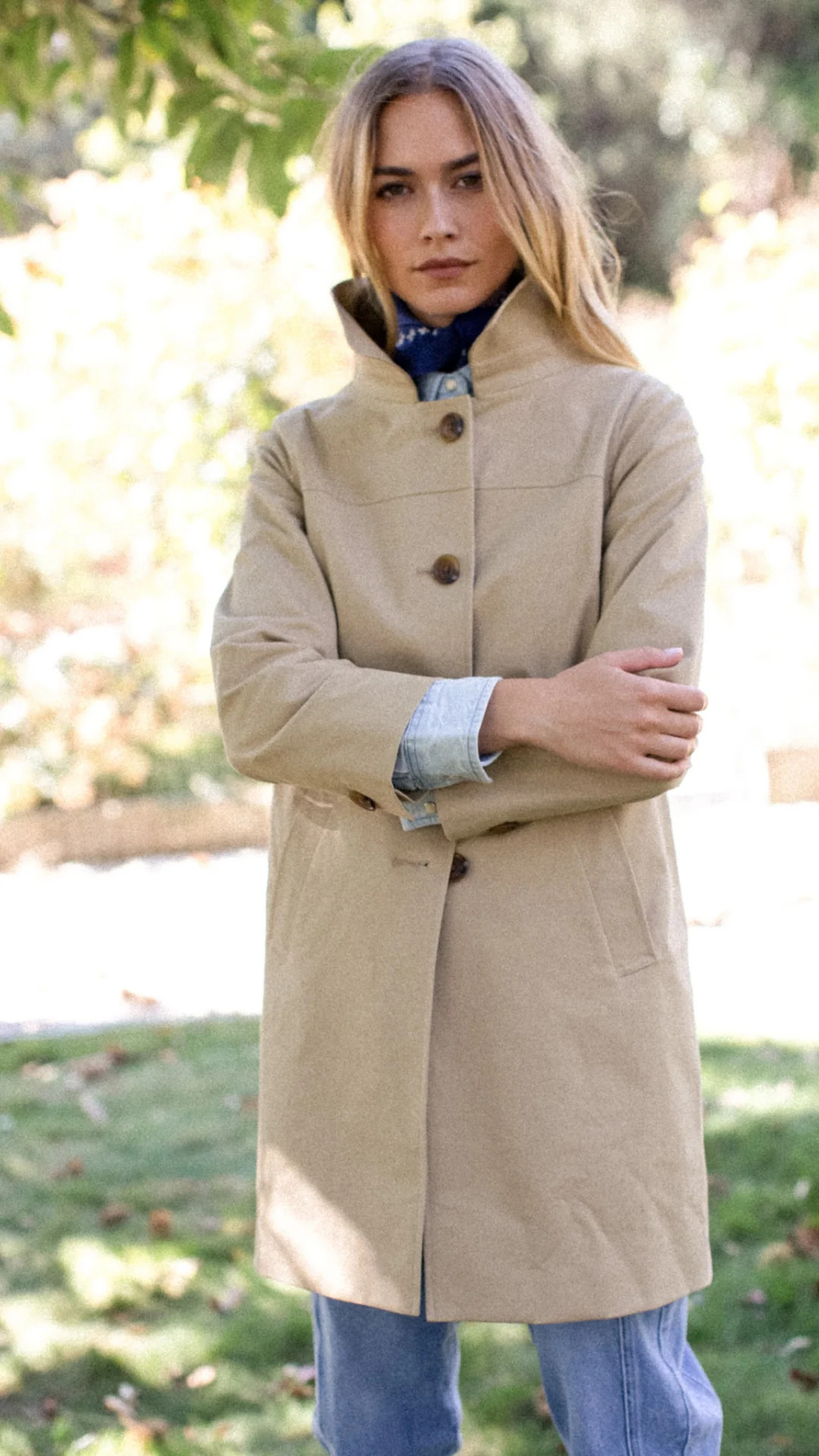 Marea Trench Coat - Khaki | Marea